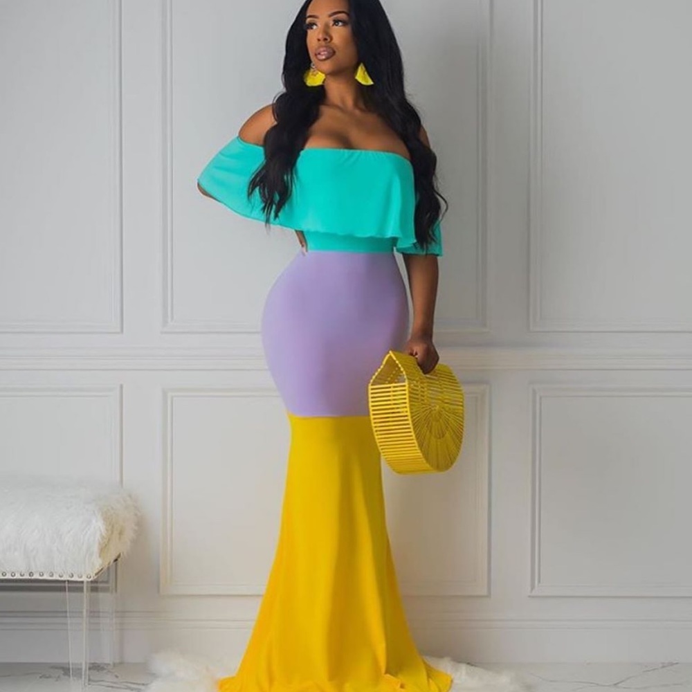 Multi color dress